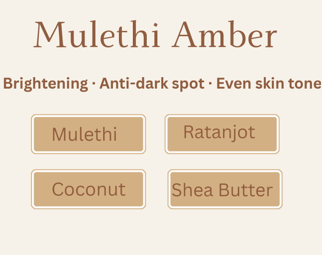 LATHR - Mulethi Amber Soap | Mulethi, Ratanjot, Coconut, Shea Butter |