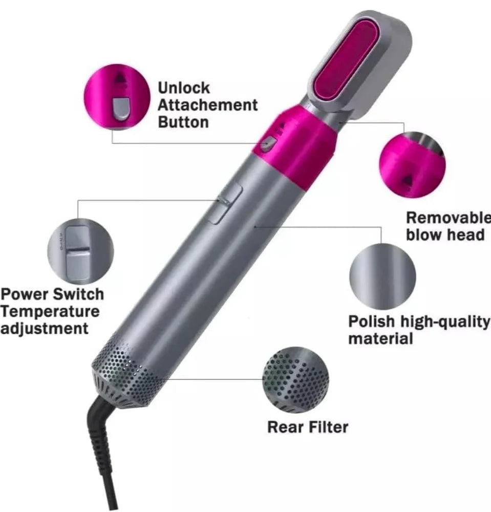 Fully Automatic 5 In 1 Hair Styler