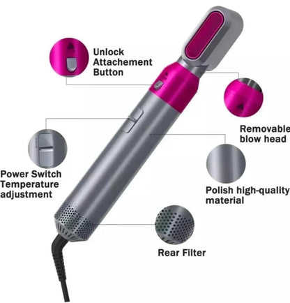 Fully Automatic 5 In 1 Hair Styler