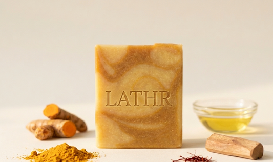LATHR - Haldi Golden Luxury Soap I Haldi, Chandan, Kesar, Almond OilI